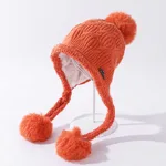Ladies Autumn And Winter New Style Stitching Lamb Wool Hat - Orange