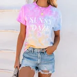 Letter Tie Dye-3Xl