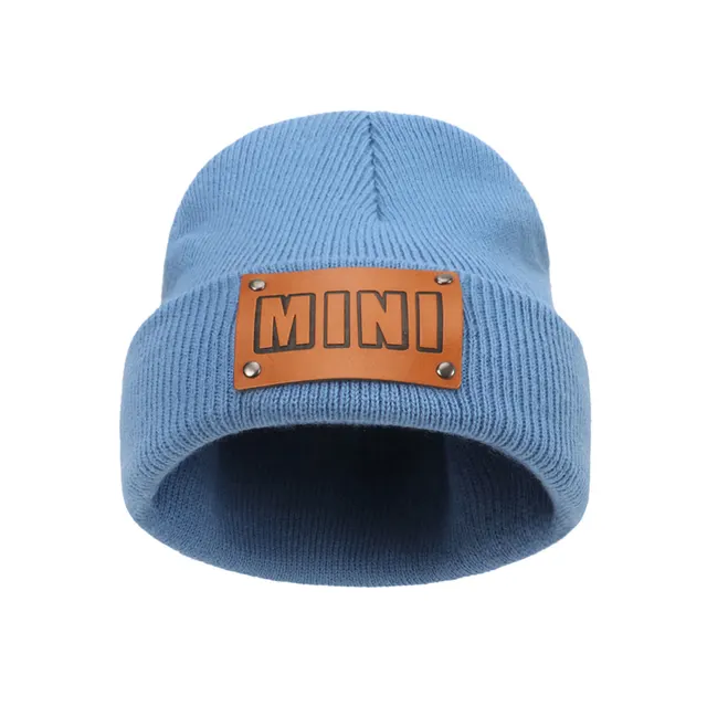 Fashion Personality Children's Knitted Pullover Hat Denim Blue - Shop at LoveMi