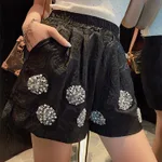Loose And Slim Black Casual Pants Summer - Black