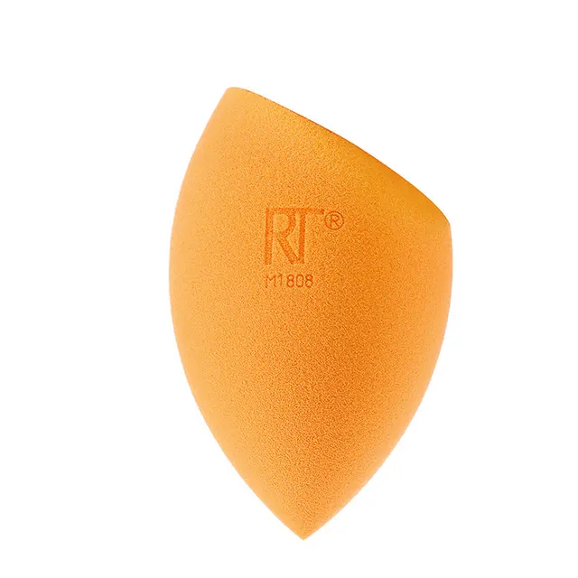 RT OrangeOrange Oblique Cut Foam Large Smear proof Makeup Very Soft Cosmetic Egg Light Pinkblackcoffeeskin Color Orange With Logo - Shop at LoveMi