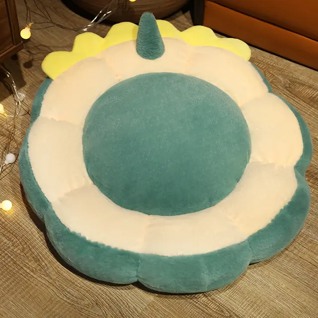 Flower Cushion Office Sedentary Chair Round Bedroom Dinosaur Rabbit Plush - Shop at LoveMi