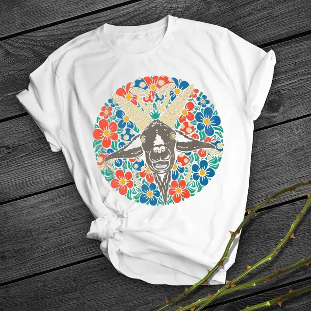 Women's Printed Short Sleeve Shirt White - Shop at LoveMi