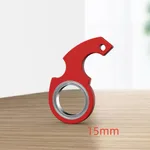 Creative Fidget Spinner Toy Keychain Hand Spinner Anti-Anxiety Toy Relieves Stress Finger Spinner Keychain Bottle Opener Kids Toy - Red