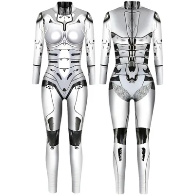 Robot Bodysuit Bodysuit Halloween Sexy Tights3 110Cm - Shop at LoveMi