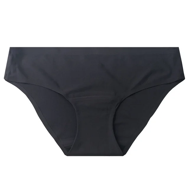 Women's Plus Size Physiological Panties Low Waist Four Layers Leak Proof Black - Shop at LoveMi