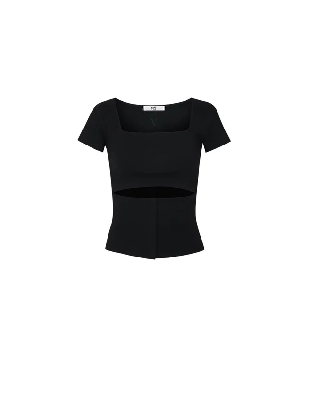 Temperament Simple Slit Niche Design Slim Fit Black - Shop at LoveMi