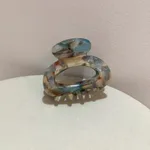 Hair Accessories Retro Leopard Point Temperament Tortoiseshell Cute - Vintage Blue