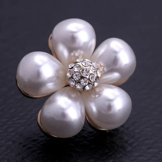 New Violin Flower Alloy Oil Drip Brooch A18A - Shop at LoveMi