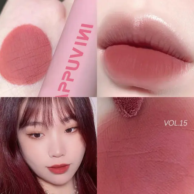 Lipstick Lip Glaze Cream Apricot Lipstick Petal Trap - Shop at LoveMi