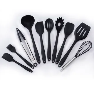 Silicone Kitchenware Set Baking Set - Black