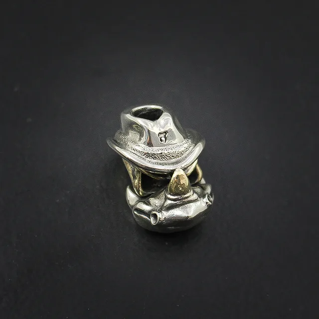 Knife Drop Car Key Pure Copper Rope Buckle Pendant White Copper - Shop at LoveMi