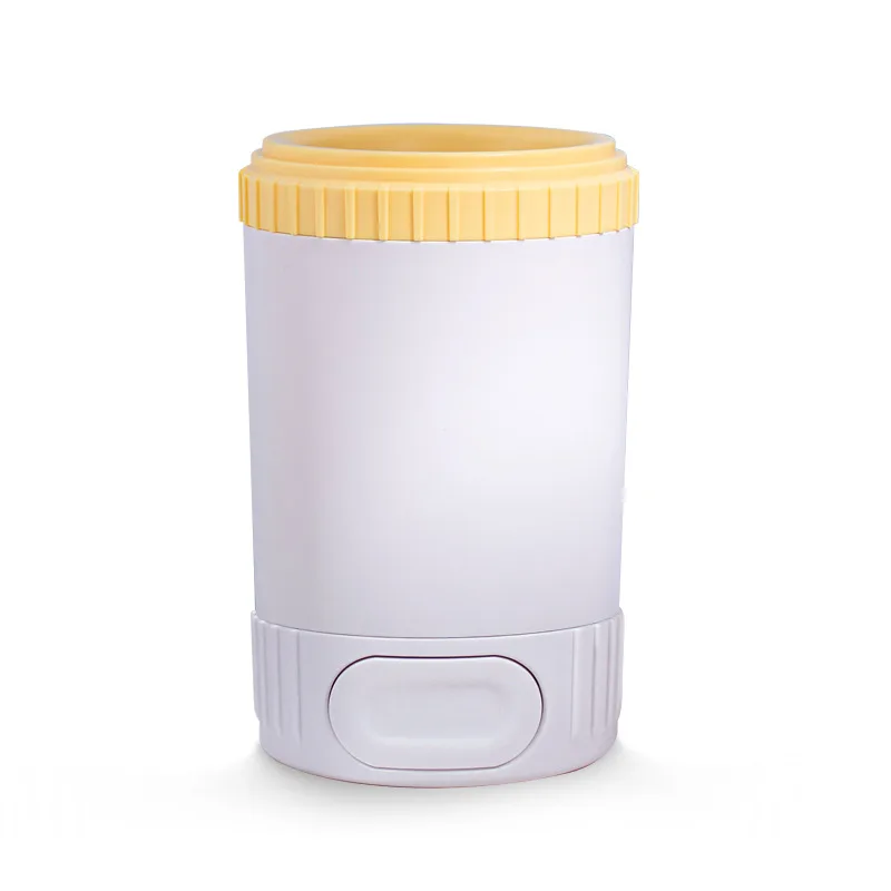 Automatic Pet Foot Wash Cup Automatic Cleaning Tool - Yellow
