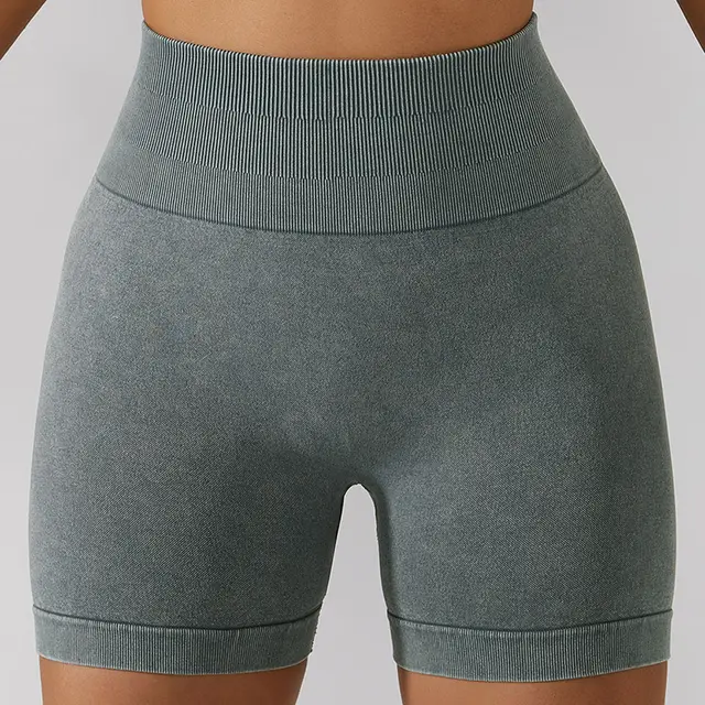 Woman Gym Workout Fitness Elastic Breathable Hip lifting Leisure Sports Running Fitness Pants Modern Grey - Shop at LoveMi
