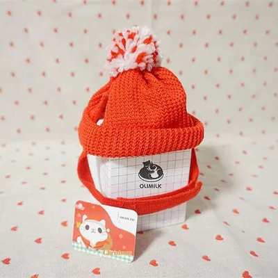 Red Festive Sweater Hat Christmas New Year Series Wool Cap - Shop at LoveMi