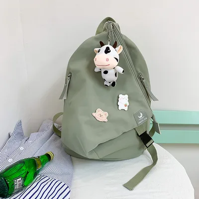 Middle School Students Backpacks Women's Shoulders Green - Shop at LoveMi