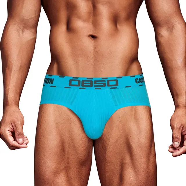 Solid Color Trend High cut Briefs Blue - Shop at LoveMi
