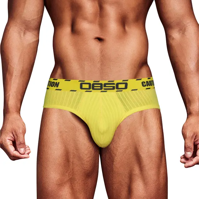 Solid Color Trend High cut Briefs Yellow - Shop at LoveMi