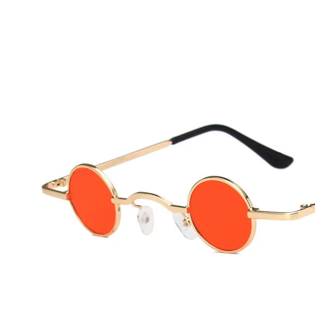 Girls Fashion Retro Round Frame Sunglasses Red - Shop at LoveMi