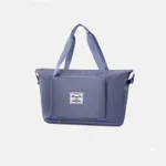 Foldable Storage Travel Bag Waterproof Large Capacity Gym Fitness Bag Weekender Overnight For Women - Blue
