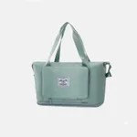Foldable Storage Travel Bag Waterproof Large Capacity Gym Fitness Bag Weekender Overnight For Women - Green