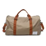 Women Travel Bag Fitness Sports Gym Tote Workout Duffel Bag - Khaki