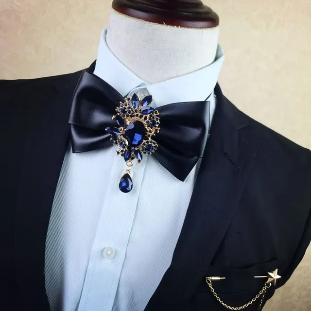 Unisex Bow Tie Collar Floral Shirt Accessories - 8 Style