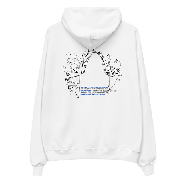 New Polyester Hoodie Loose Solid Color Sweatshirt White - Shop at LoveMi