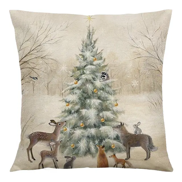 Animal Vintage Linen Home Sofa Cushion 9 Style - Shop at LoveMi