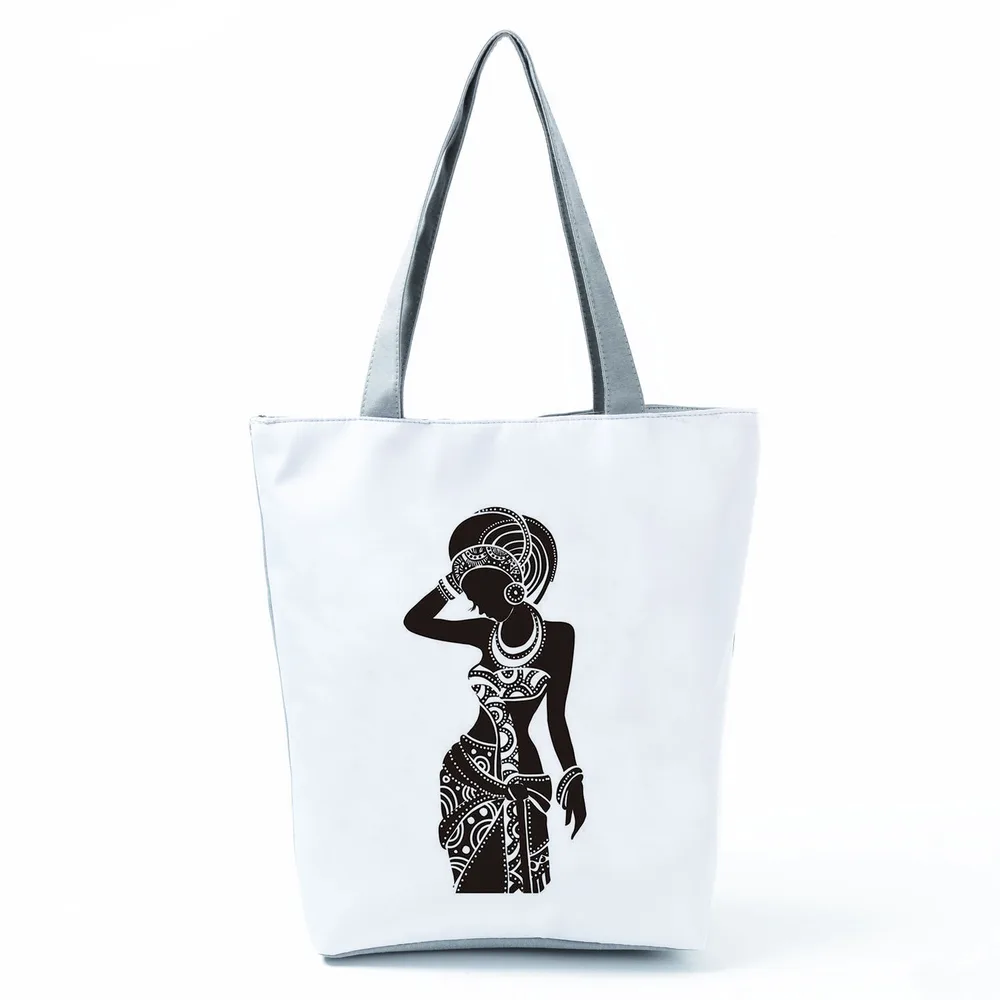 Girls Print Portable Lazy Lightweight Shopping Bag - Hl2117