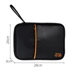 Waterproof Portable Data Cable Storage Box - Black