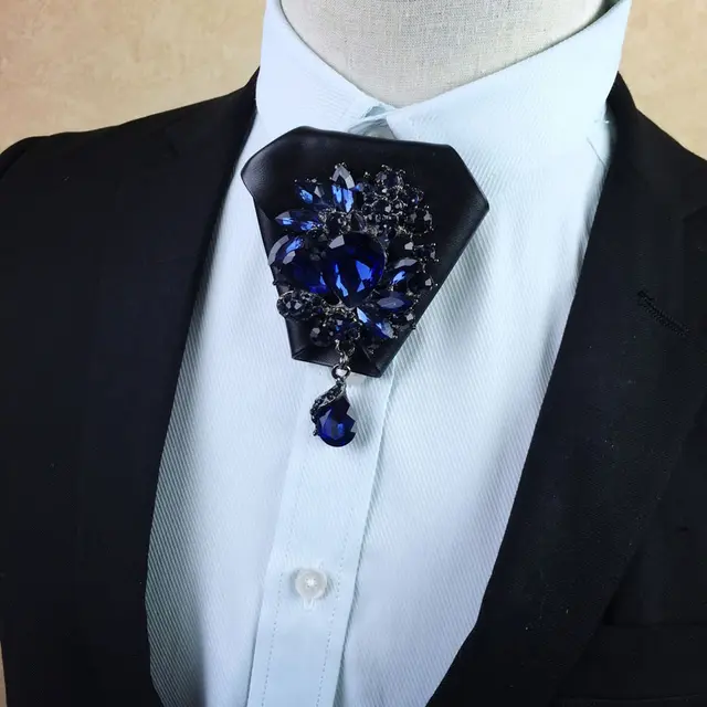 Men's Bow Tie With Metal Diamond Tassel 08Style - Shop at LoveMi