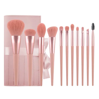 Makeup Brushes Set Ribbon Pack 11Piece Set - Shop at LoveMi