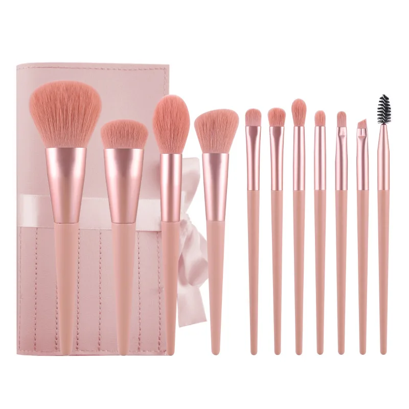 Makeup Brushes Set Ribbon Pack 11Piece Set - Shop at LoveMi