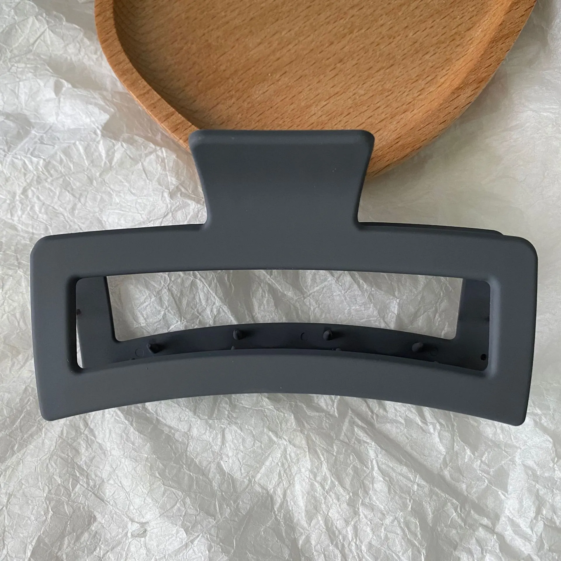 Extra Large 13cm Simple Retro Frosted Temperament - Dark Grey
