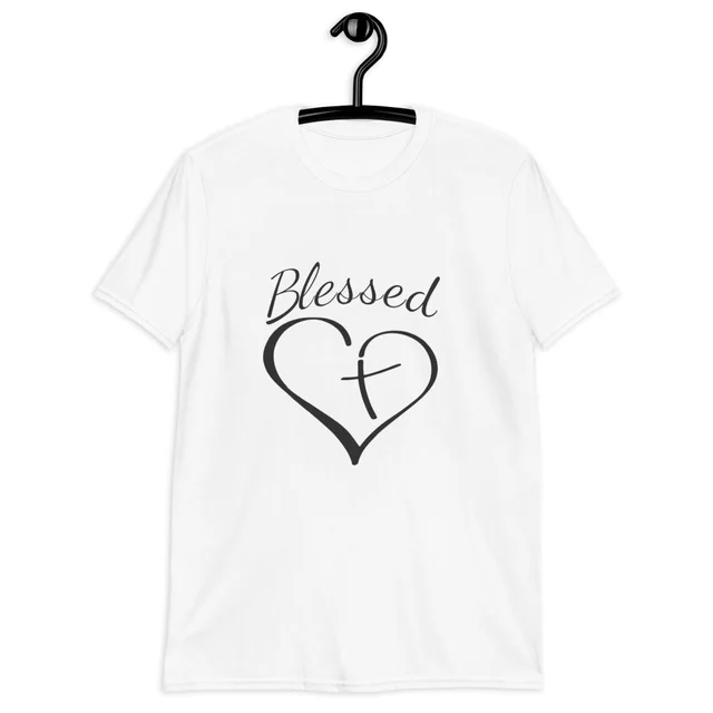 Women's Summer Loose Printed Top T shirt Short Sleeve White - Shop at LoveMi