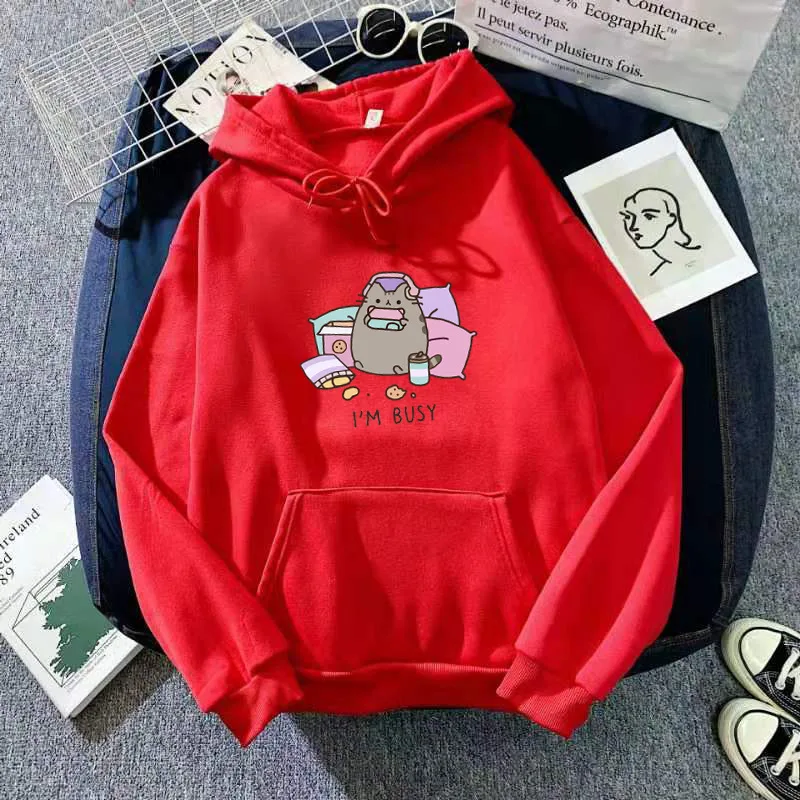 Men's And Women's Autumn And Winter Hooded Sweatshirts Red - Shop at LoveMi
