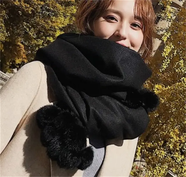 Autumn And Winter Warm Polka Dot Cashmere Scarf Style46 - Shop at LoveMi