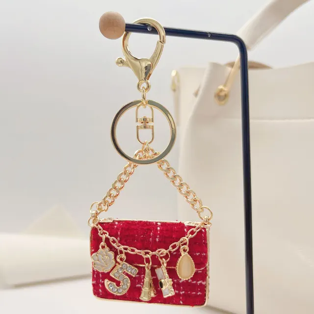 Car Key Bag Pendant Supermarket Gift Red - Shop at LoveMi