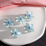 Blue Clear Flower