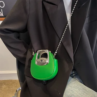 Women's Fashion Versatile Chain Hand Carry Shoulder Bag Green - Shop at LoveMi