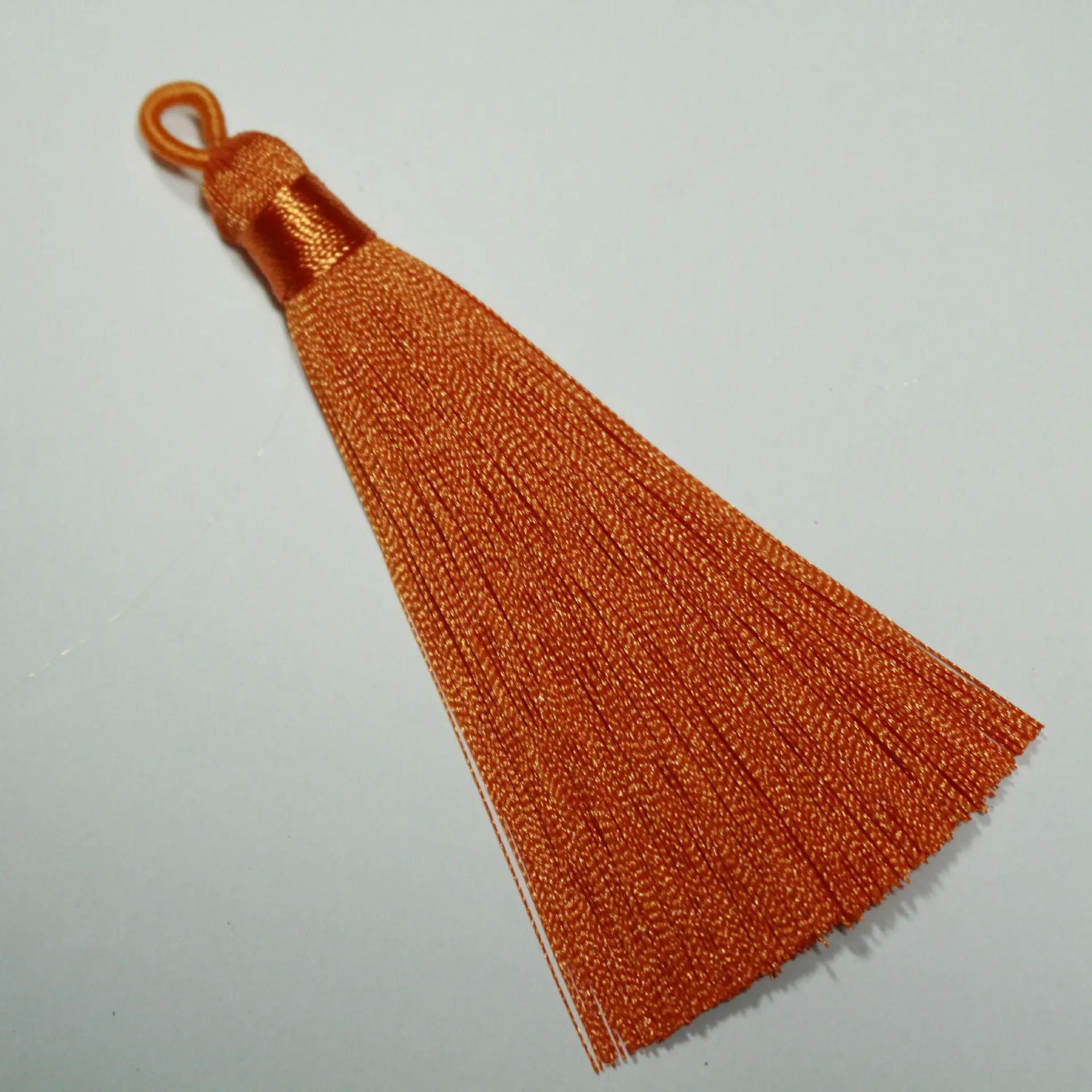 Bookmark Polyester Faux Ice Silk Coil Tassel Tassels - Orange