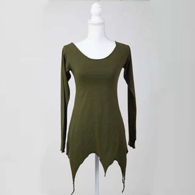 Autumn Women's Long Sleeved T Shirt Top Army Green - Shop at LoveMi