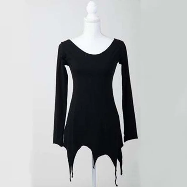 Autumn Women's Long Sleeved T Shirt Top Black - Shop at LoveMi