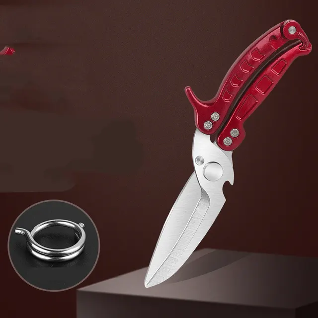 Stainless Steel SK5 Multifunctional Scissors Home Kitchen Supplies Red - Shop at LoveMi