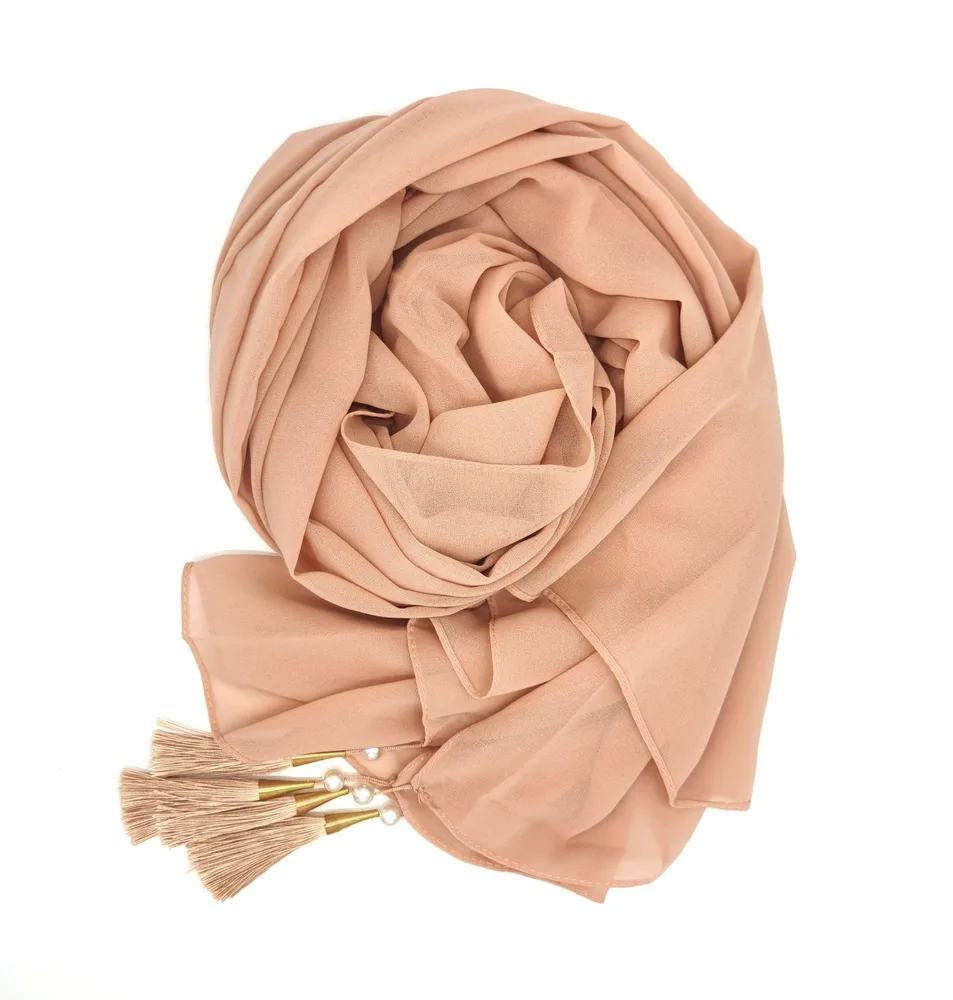 Hijab With Tassel At Four Corners Hollandaise - Shop at LoveMi