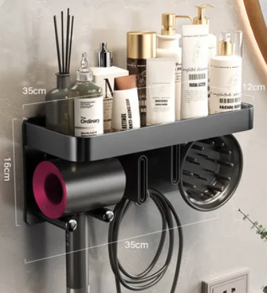 Curling Iron Bracket Free Punch Toilet Rack 14 Style - Shop at LoveMi