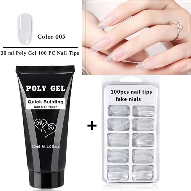 Phototherapy Crystal Extension Glue Plus Nail Mold Set Style005 - Shop at LoveMi