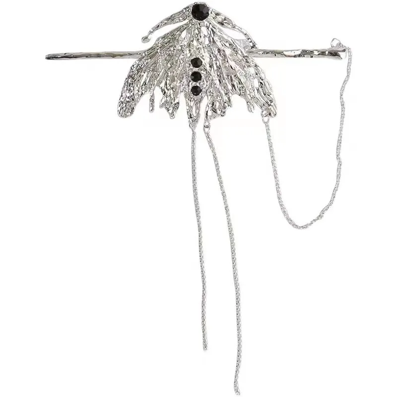 Nature inspired Niche Designer Handmade Hairpin Silver - Shop at LoveMi