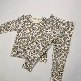 Fashion Homewear Pajamas Print Parent-Child Suit - Boneless Orange